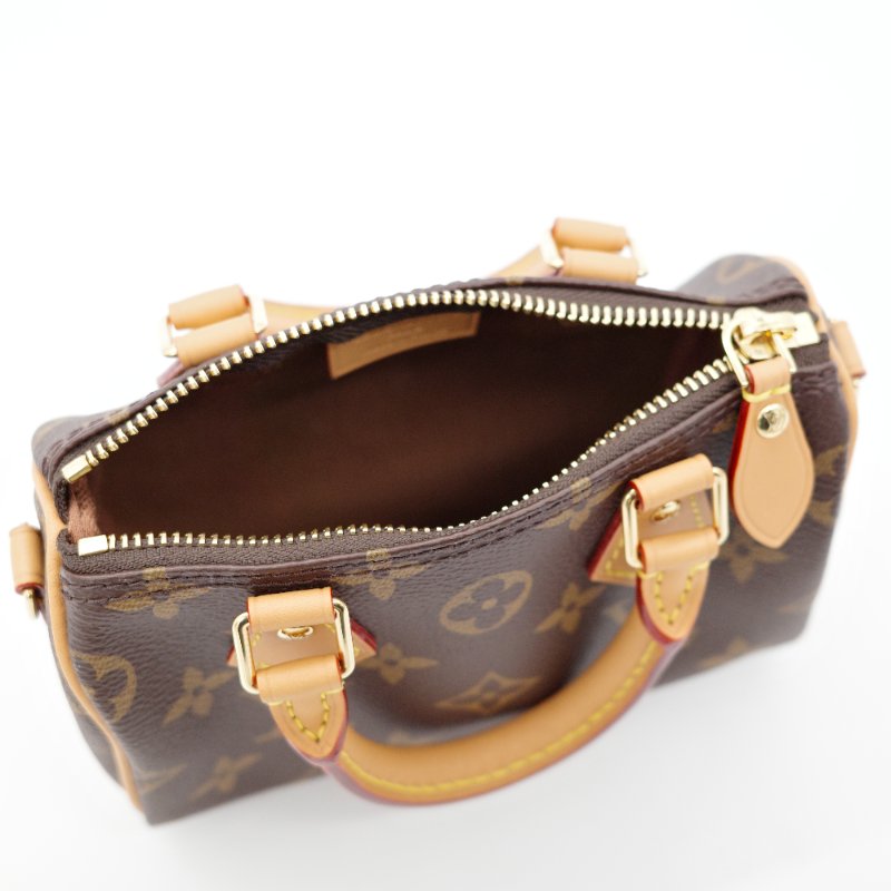 超級新 ₍•ʚ•₎ 🌟【CP 精選♥️小編推薦】Louis Vuitton 路易威登 Speedy Nano Speedy16 經典花紋 手提包 枕頭包 斜挎包-9