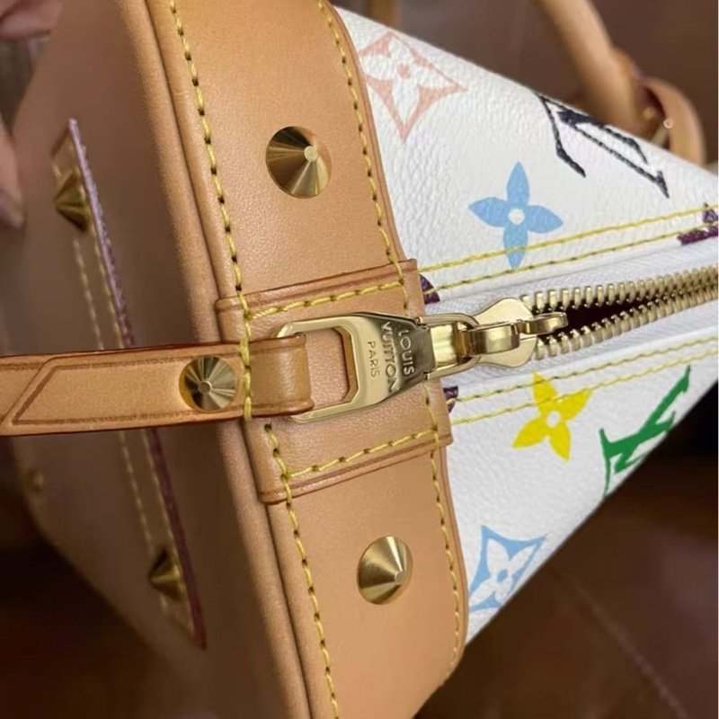 Louis Vuitton 村上隆 白三彩 貝殼包 配件塵袋-3