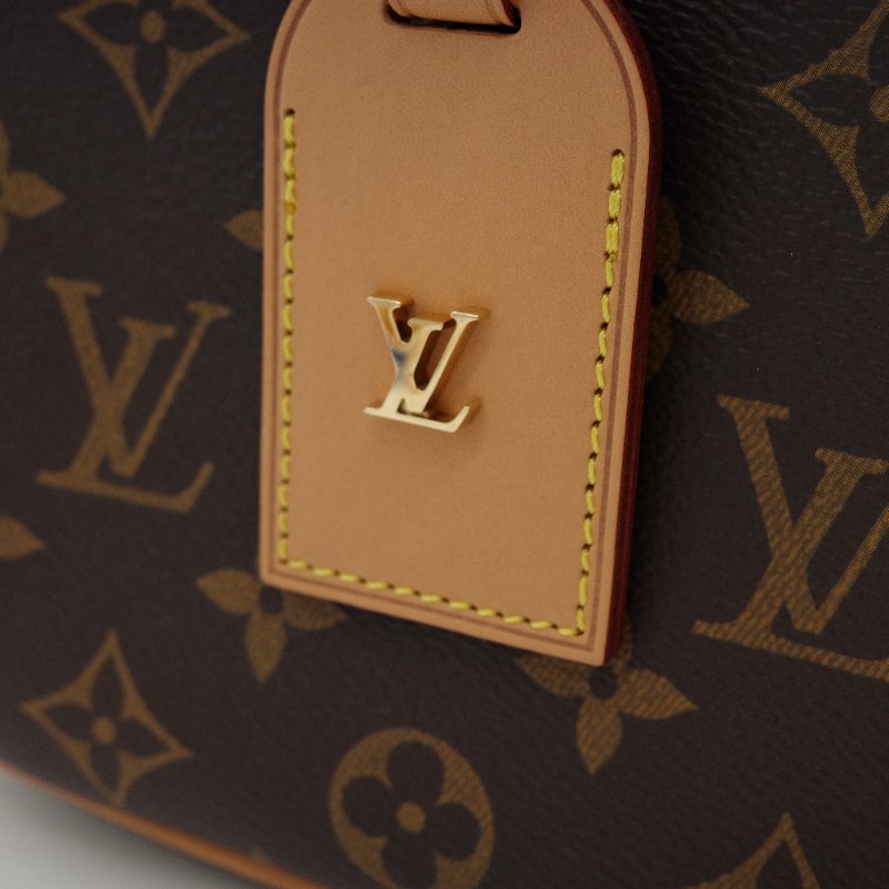 超級新₍•ʚ•₎•ʚ•₎•ʚ•₎ ♥️【CP 精選🌟小編推薦】Louis Vuitton 路易威登 BOITE Monogram帆布 拉鍊 經典花紋 🍪 圓餅包 斜挎包 單肩包 斜挎包-6