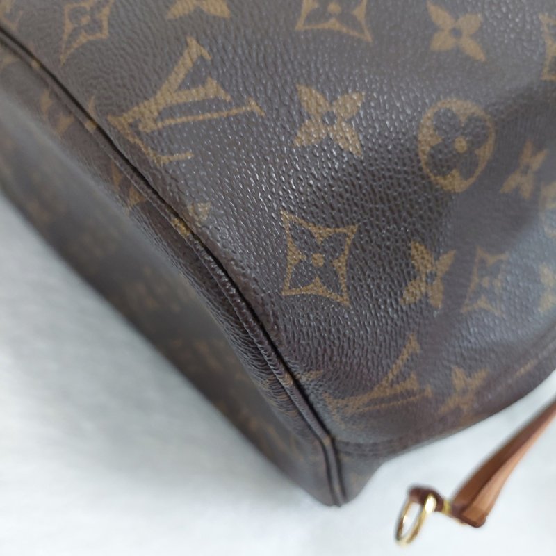LV Neverfull MM 🎀現品實拍🎀中款 老花 托特包 ~二手約88成新-36