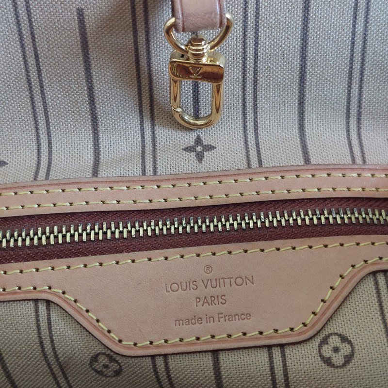 LV Neverfull MM 🎀現品實拍🎀中款 老花 托特包 ~二手約88成新-45