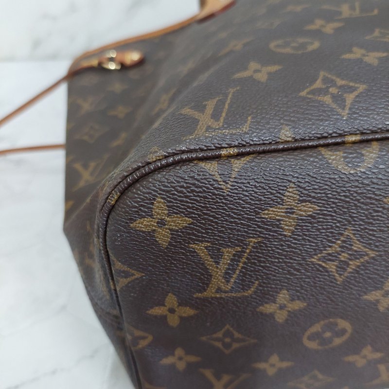 LV Neverfull MM 🎀現品實拍🎀中款 老花 托特包 ~二手約88成新-81