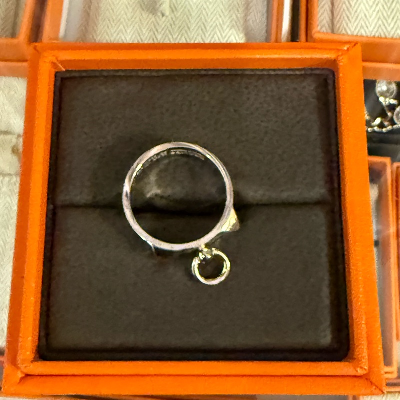 Hermes純銀CDC戒指-2