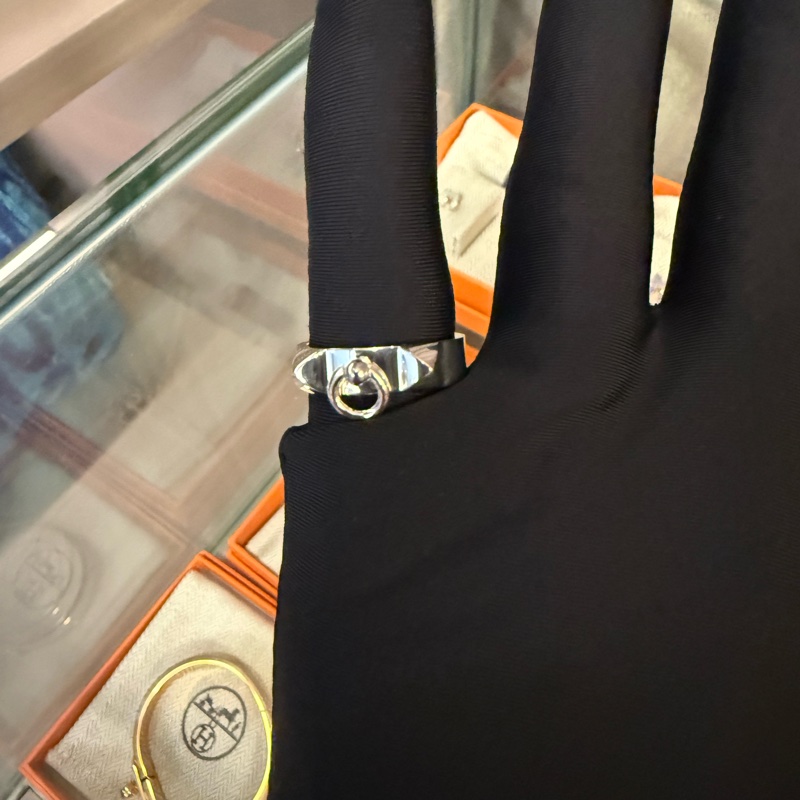 Hermes純銀CDC戒指-3