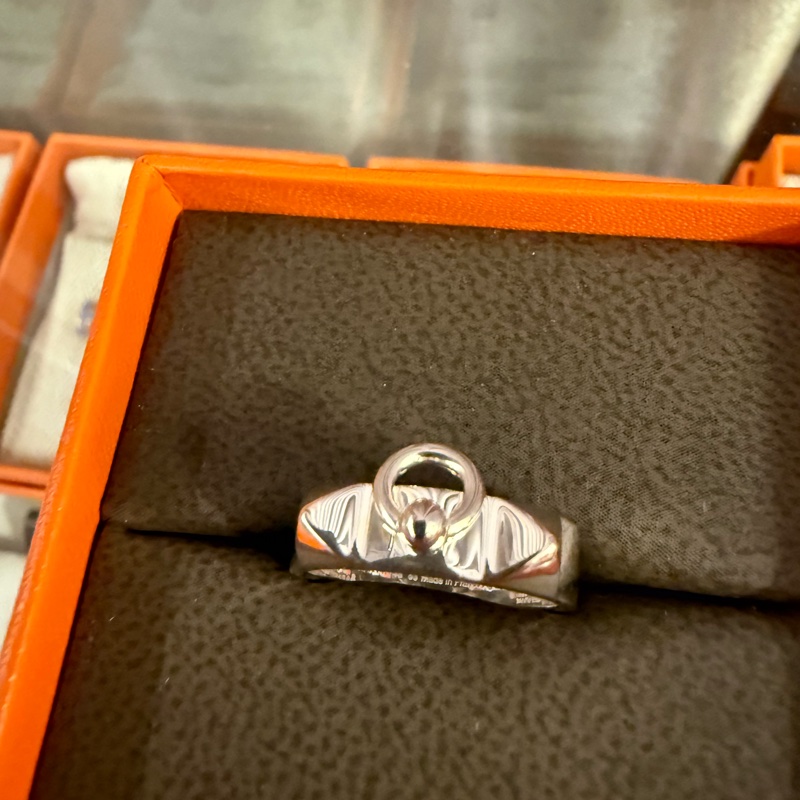 Hermes純銀CDC戒指-4