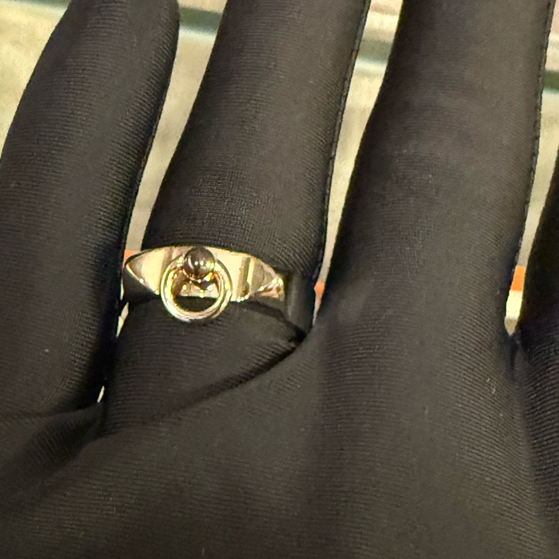 Hermes純銀CDC戒指-5