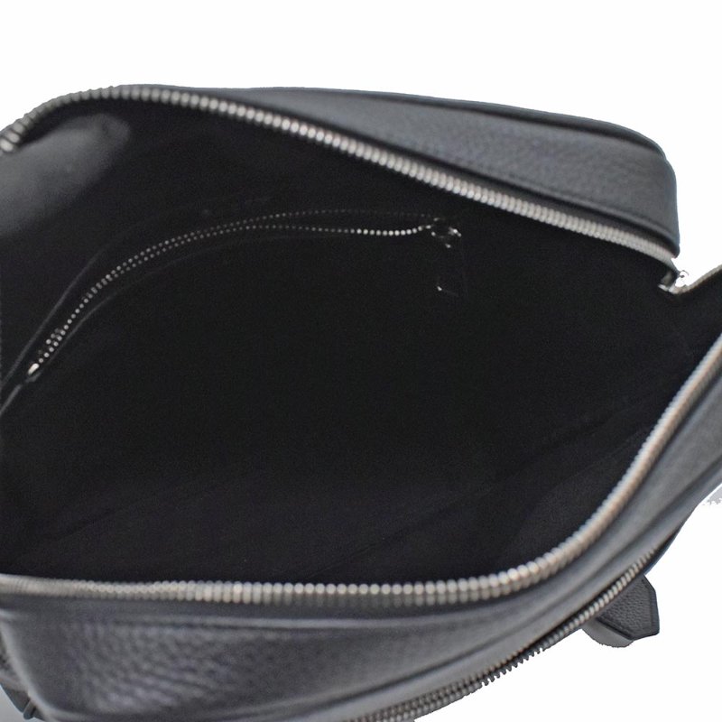 【門市全新現貨】BALLY 壓印LOGO荔枝牛皮斜背包公事包方包(附原廠防塵袋)-2