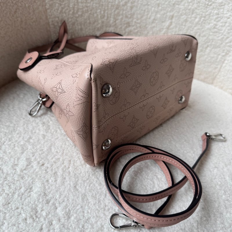 ✨Lv月光女神 藕粉色月光女神 全皮款高價款hina托特 98新配件塵袋-2