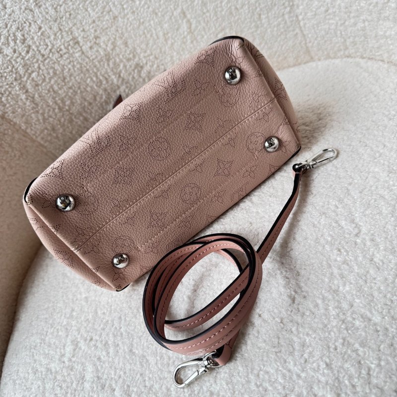 ✨Lv月光女神 藕粉色月光女神 全皮款高價款hina托特 98新配件塵袋-3