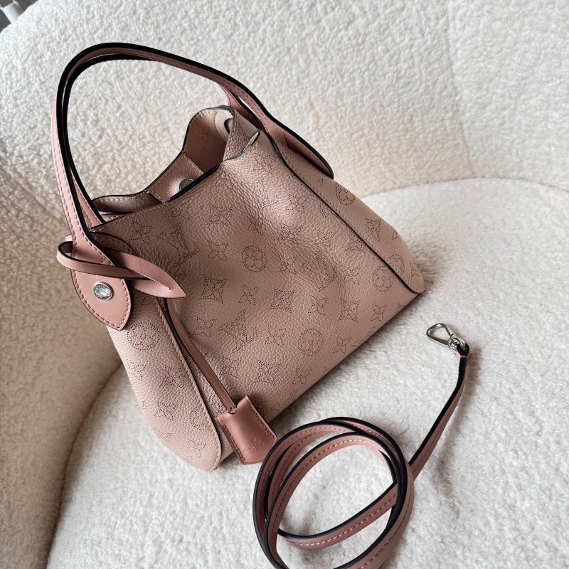 ✨Lv月光女神 藕粉色月光女神 全皮款高價款hina托特 98新配件塵袋-5