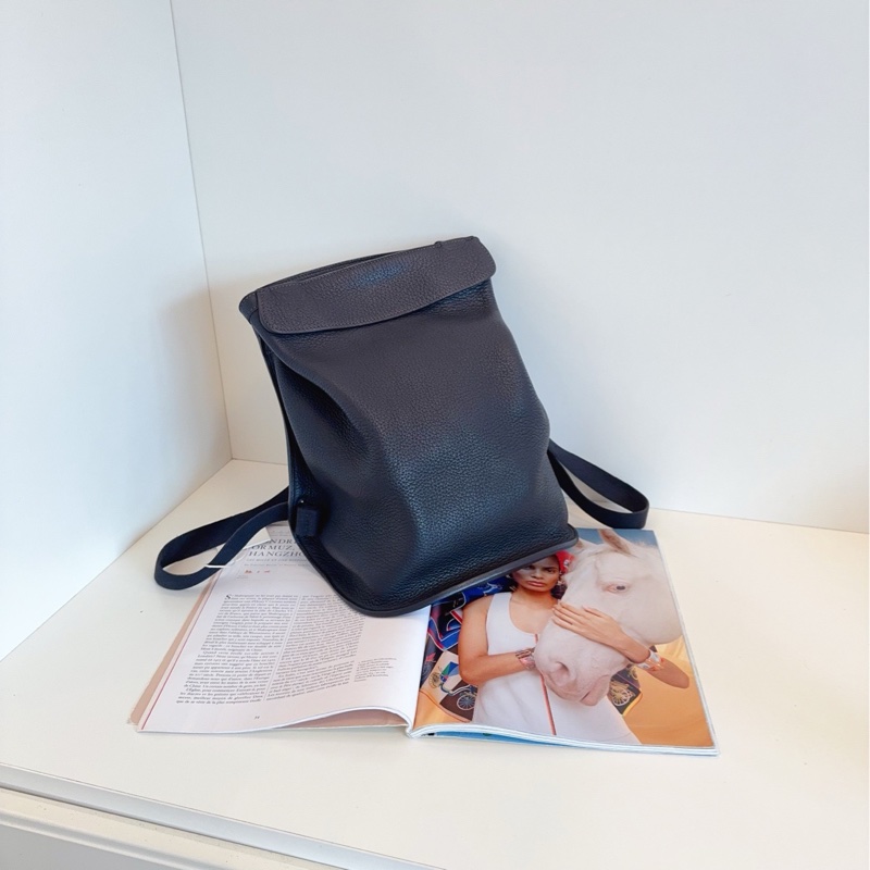 【98新🆕】Hermes  Sherpa 黑色全皮雙肩包 書包-1