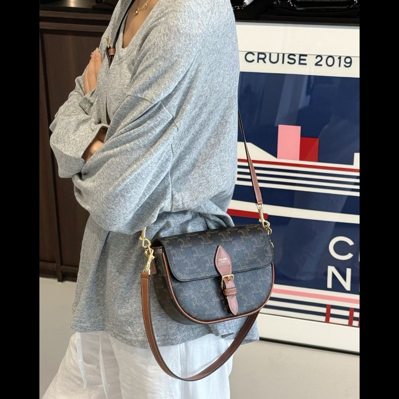 Celine folco shoulder bag-5