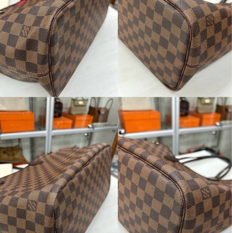 LV 棕棋盤格NF中號 子母購物袋-6