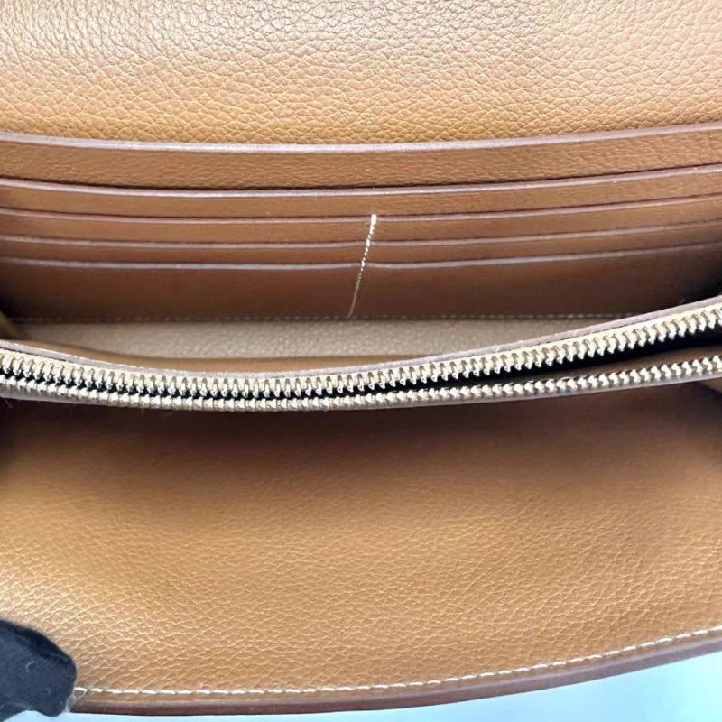 HERMES 金棕銀扣康康togo肩背斜背包20*11*3 99新配件盒子塵袋-1