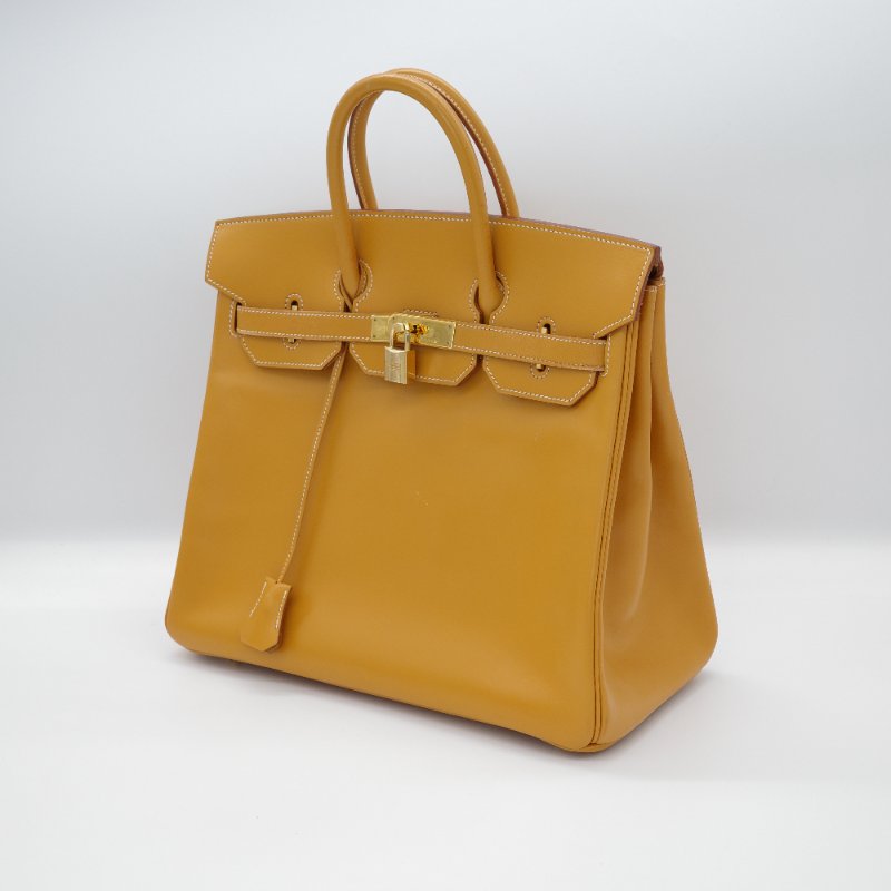 Hermès 愛馬仕 Birkin32 BK32 HAC32 Natural 金棕色 芝麻色 鉑金包 手提包 方框 B-2