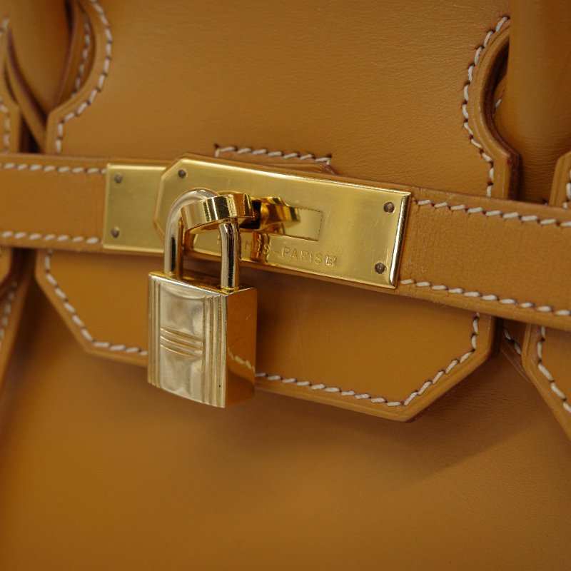 Hermès 愛馬仕 Birkin32 BK32 HAC32 Natural 金棕色 芝麻色 鉑金包 手提包 方框 B-6