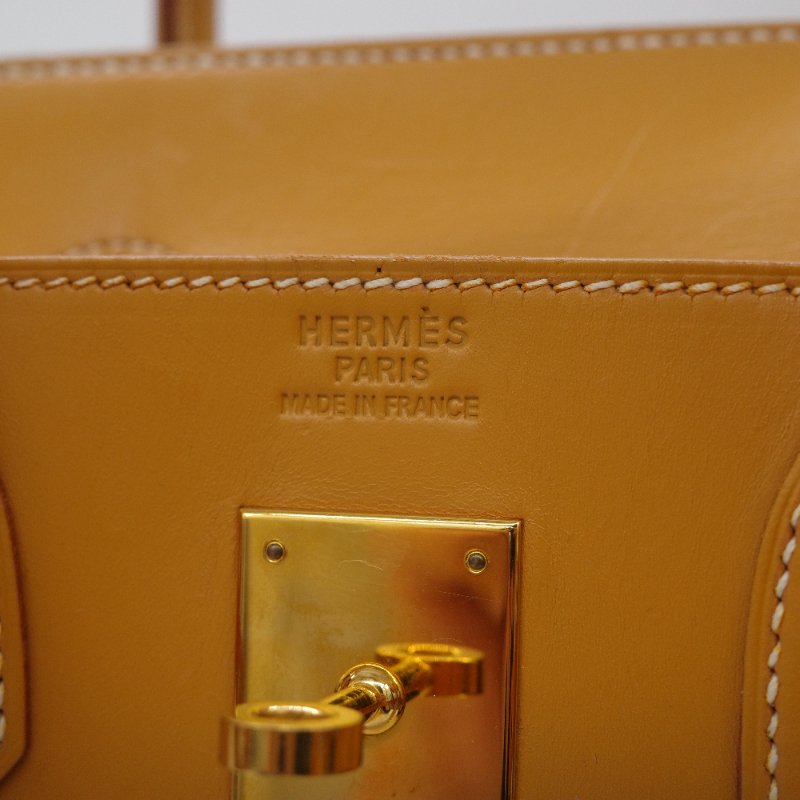 Hermès 愛馬仕 Birkin32 BK32 HAC32 Natural 金棕色 芝麻色 鉑金包 手提包 方框 B-7