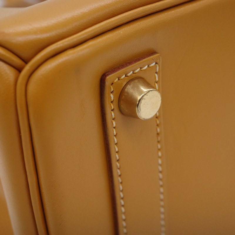 Hermès 愛馬仕 Birkin32 BK32 HAC32 Natural 金棕色 芝麻色 鉑金包 手提包 方框 B-14