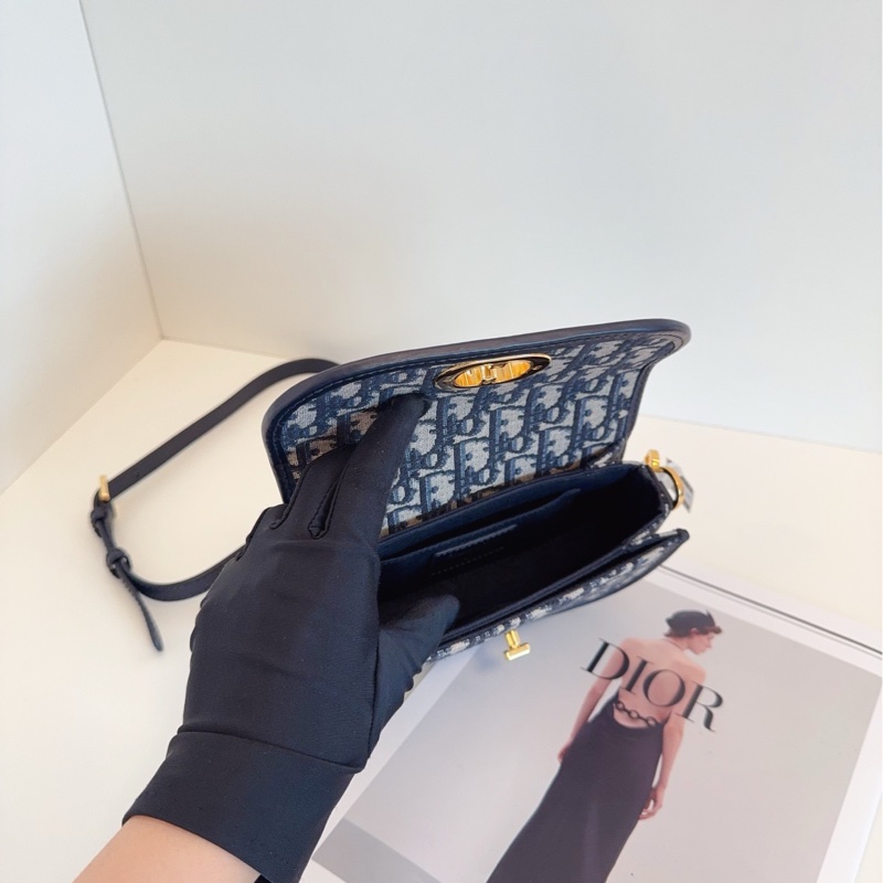 【99新🆕23年】Dior oblique avenue 老花蒙田 CD豬鼻子鏈條包 斜挎包 單肩包小號-7