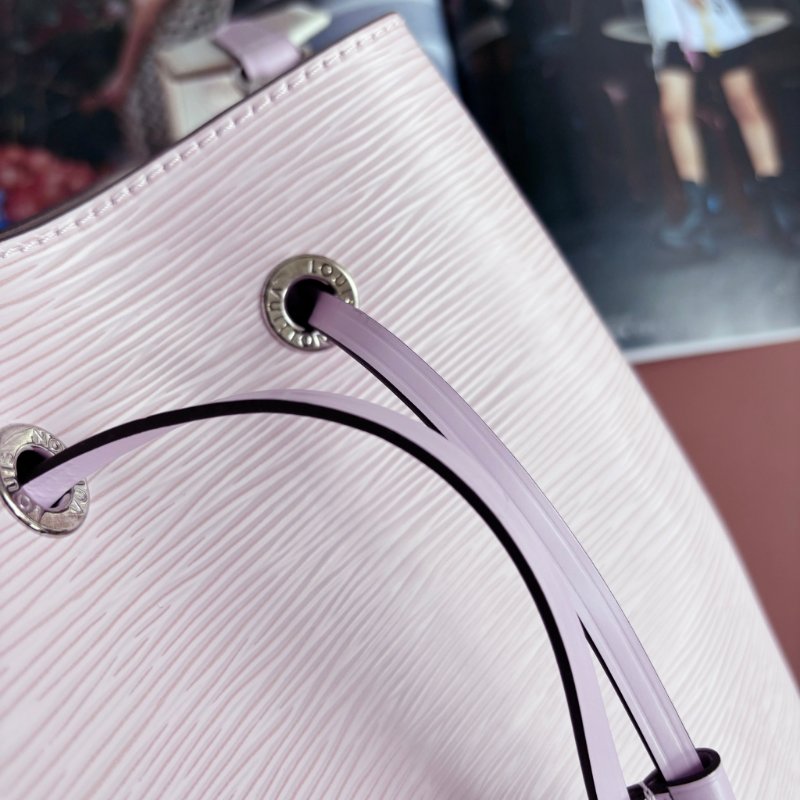 ::LOUIS VUITTON:: M20777 NÉONOÉ BB 淡粉色EPI皮革束口手提斜背水桶包-2
