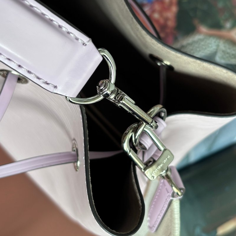 ::LOUIS VUITTON:: M20777 NÉONOÉ BB 淡粉色EPI皮革束口手提斜背水桶包-12