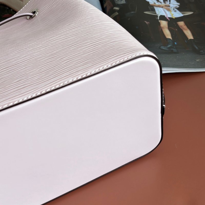 ::LOUIS VUITTON:: M20777 NÉONOÉ BB 淡粉色EPI皮革束口手提斜背水桶包-16