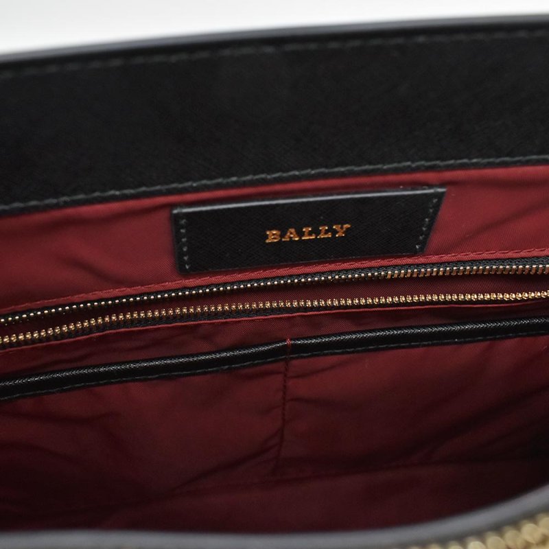 【門市全新現貨】BALLY 條紋防刮牛皮托特包(附原廠防塵袋)-3