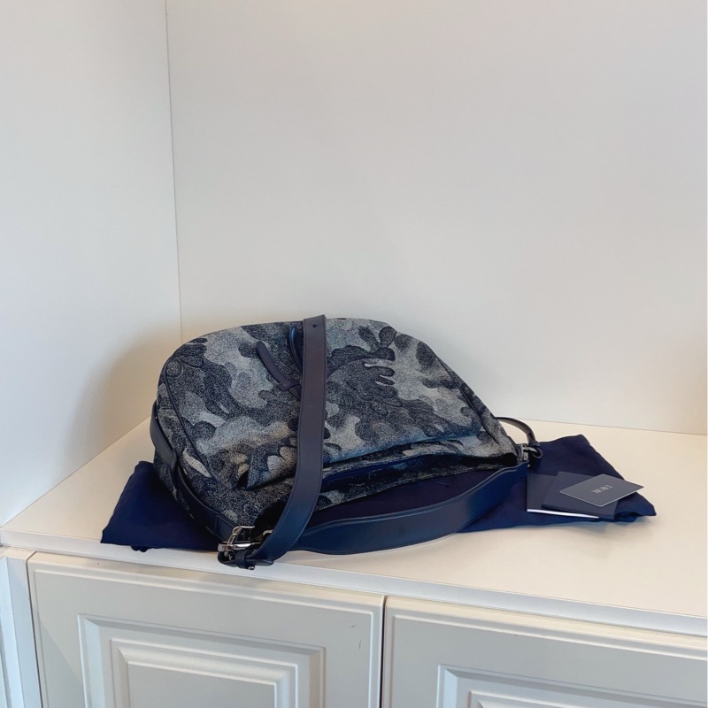 【99新閒置🆕】Dior Peter Doig聯名限量星空丹寧大馬鞍包 斜挎包 單肩包-3