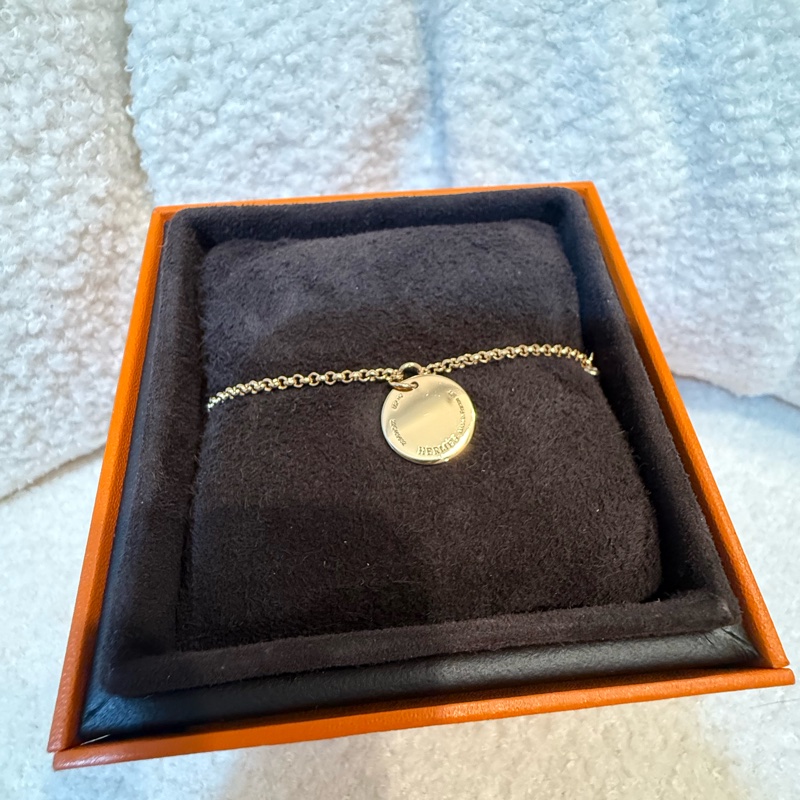 Hermes 18K玫瑰金藏書章手鏈/Lx-Libris Bracelet-4