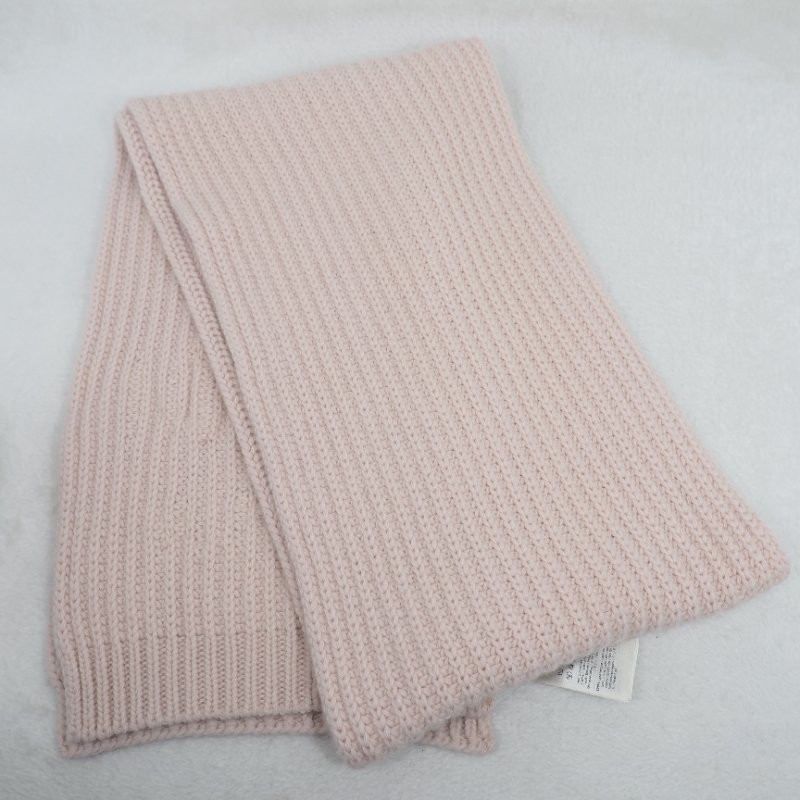 未使用 FENDI 粉紅色針織圍巾-5