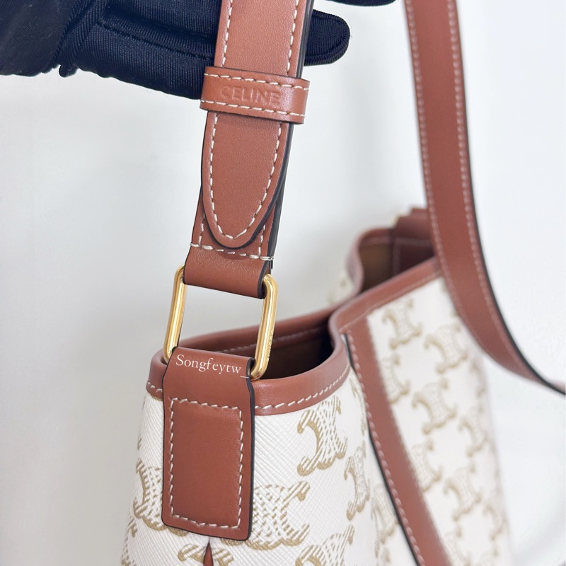 Celine 經典 老花 水桶包-4