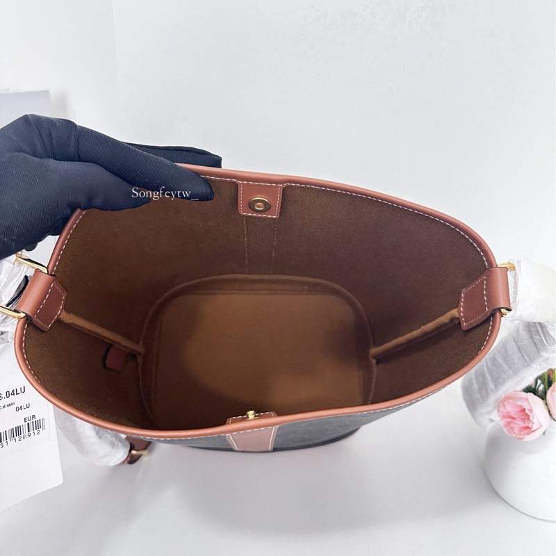 Celine 經典 老花 水桶包-3