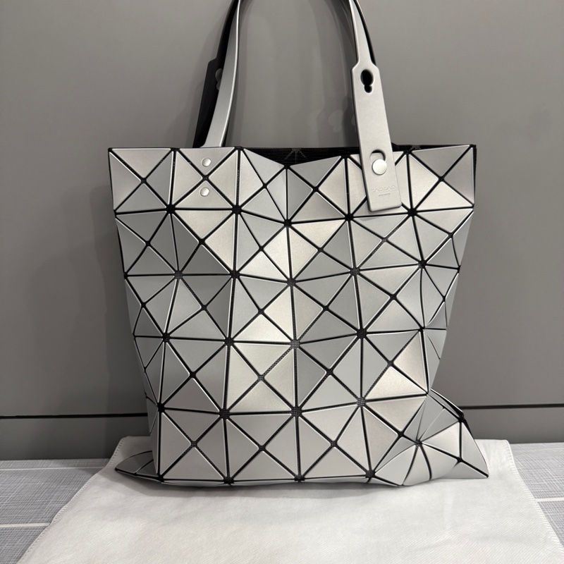 Baobao ISSEY MIYAKE 三宅一生 6X6 金屬光 雙色 肩背包 手提包-5
