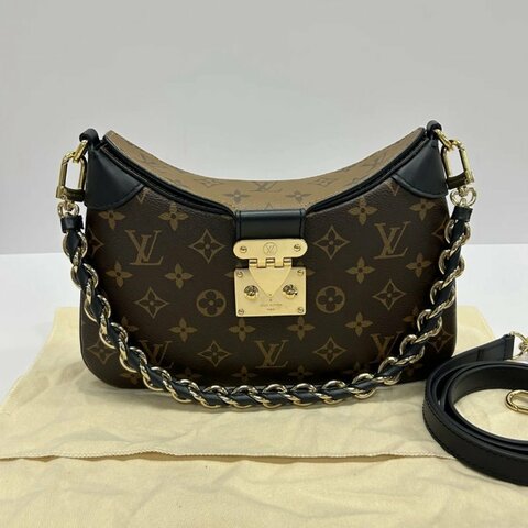 LV Twinny老花手提肩背斜背包芯片款 29*19*9 98新配件塵袋