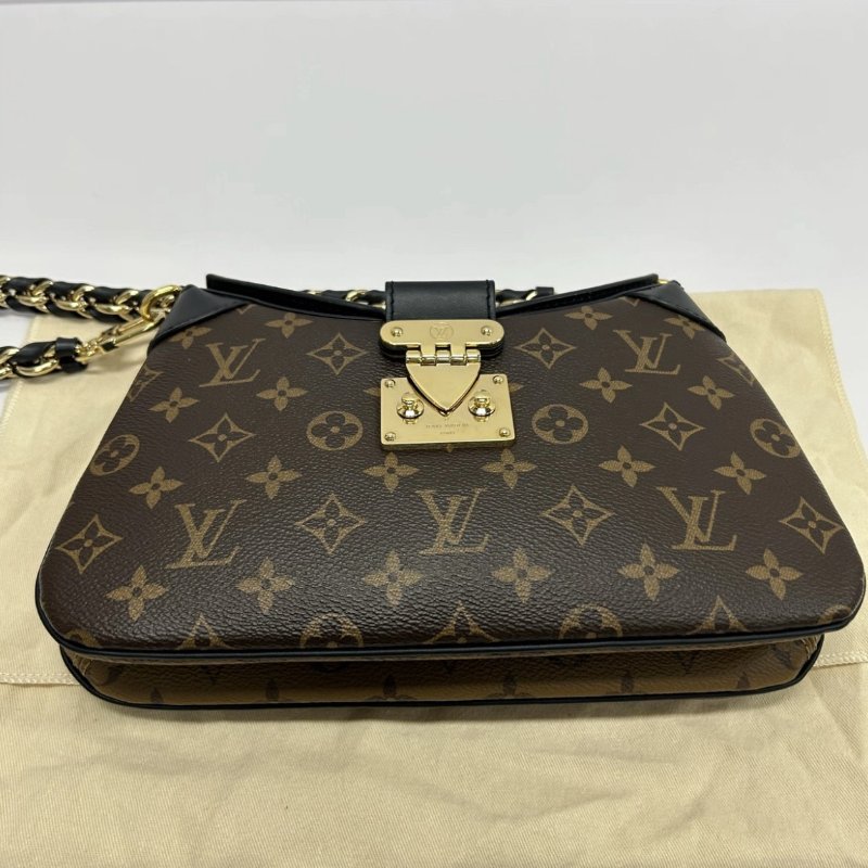 LV Twinny老花手提肩背斜背包芯片款 29*19*9 98新配件塵袋-3