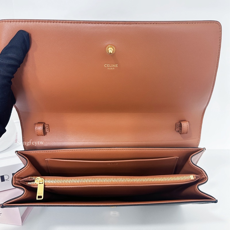 Celine 經典 凱旋門 信封腋下包-5
