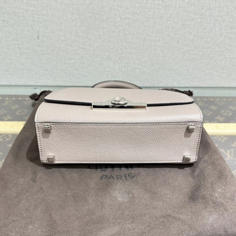 MOYNAT 藕粉色Pejane手提肩背斜背包20*21*8 98新配件塵袋-2