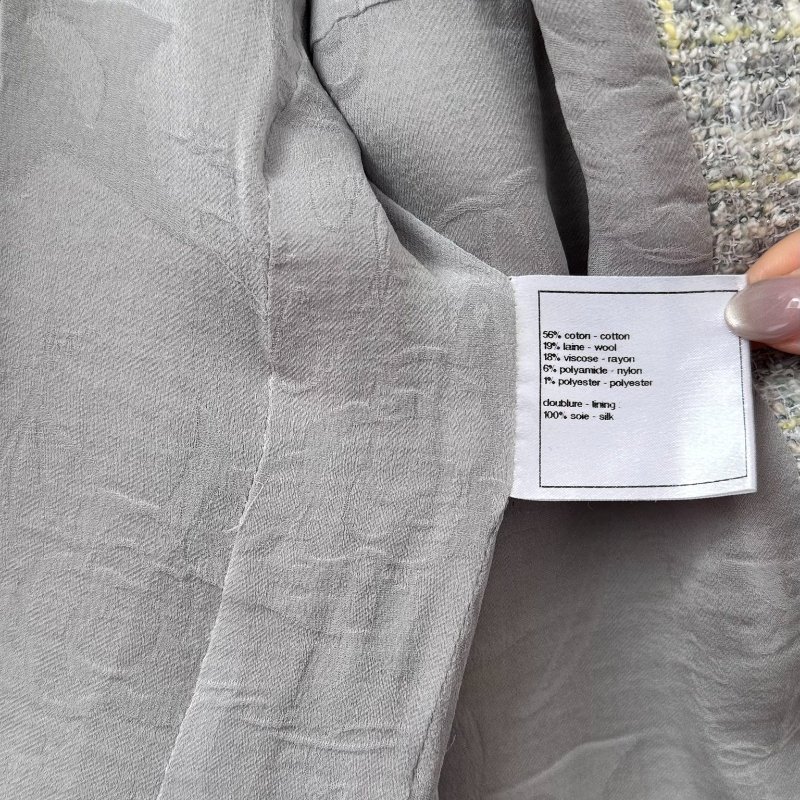 Chanel 粗花呢外套 34碼 98新配件衣架塵袋-3