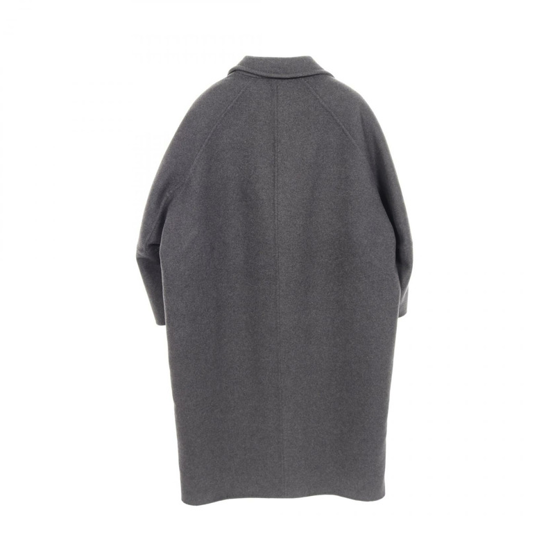 MAX MARA Asburgo 深灰色羊毛羊絨大衣 其他款式 羊毛羊絨 灰色 二手 女款-1