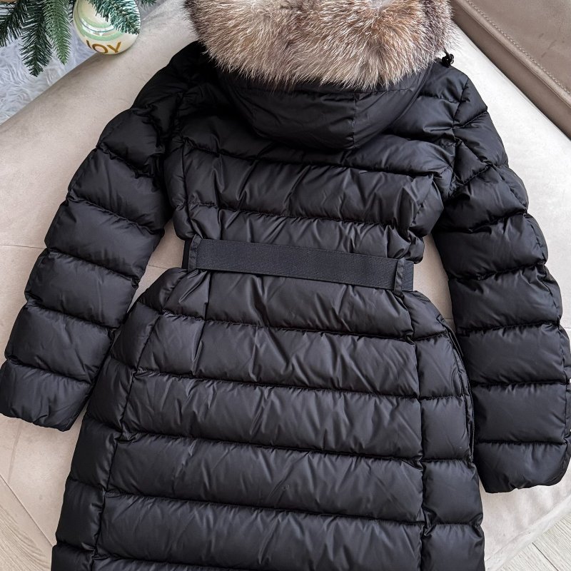 MONCLER Khloe 狐狸毛羽絨外套 0碼 全新帶吊牌-9