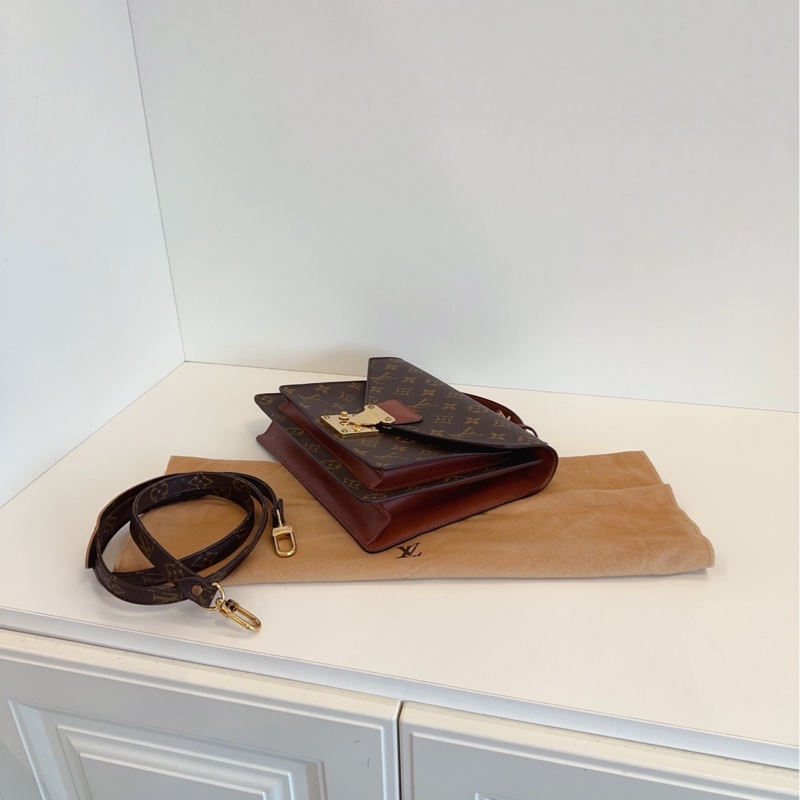 【98新🆕】LV Monceau 經典老花蒙梭郵差包手提包 斜挎包 單肩包-5