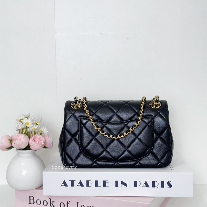 Chanel 羊皮 兩用鍊包 24P 19 Flap bag-1