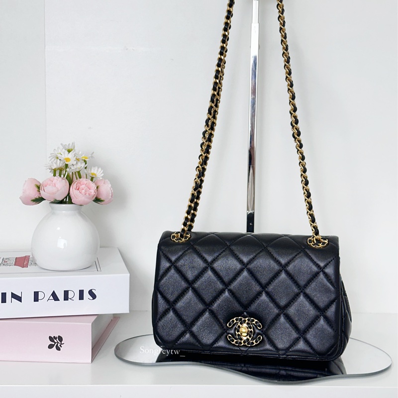 Chanel 羊皮 兩用鍊包 24P 19 Flap bag-2