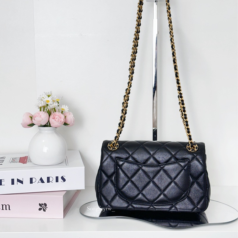 Chanel 羊皮 兩用鍊包 24P 19 Flap bag-3