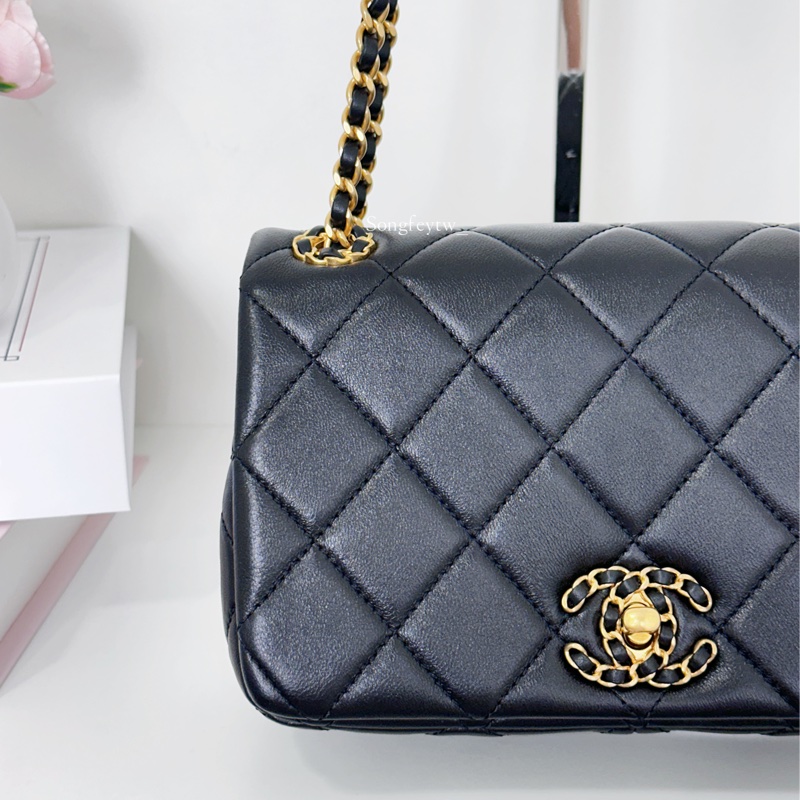 Chanel 羊皮 兩用鍊包 24P 19 Flap bag-5