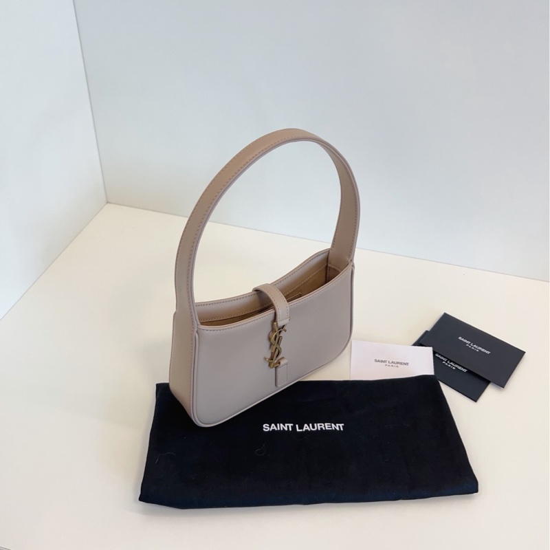 【閒置🆕】YSL 斷貨王 mini Hobo 奶茶色 腋下包 手提 單肩包-6