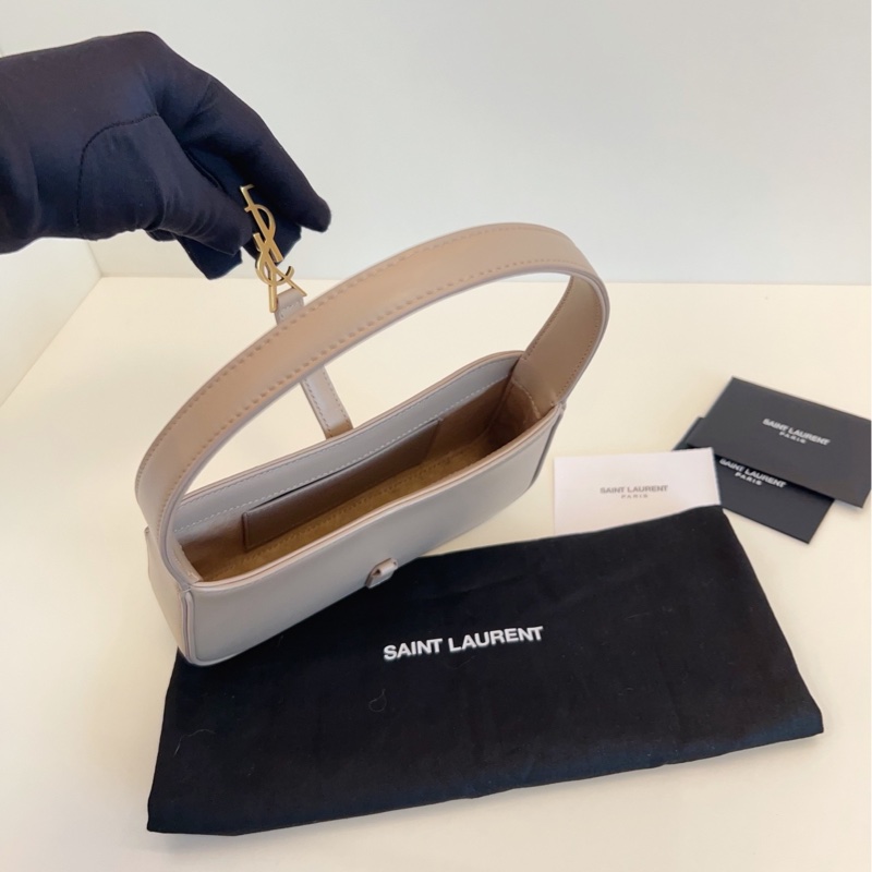 【閒置🆕】YSL 斷貨王 mini Hobo 奶茶色 腋下包 手提 單肩包-7