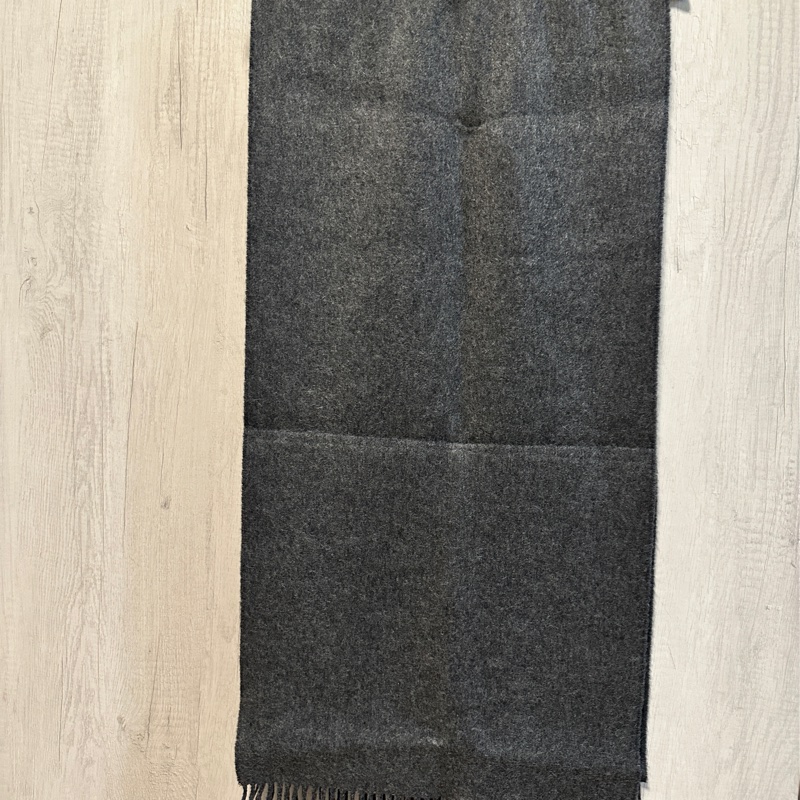 Hermès 愛馬仕 cashmere拼皮圍巾-1