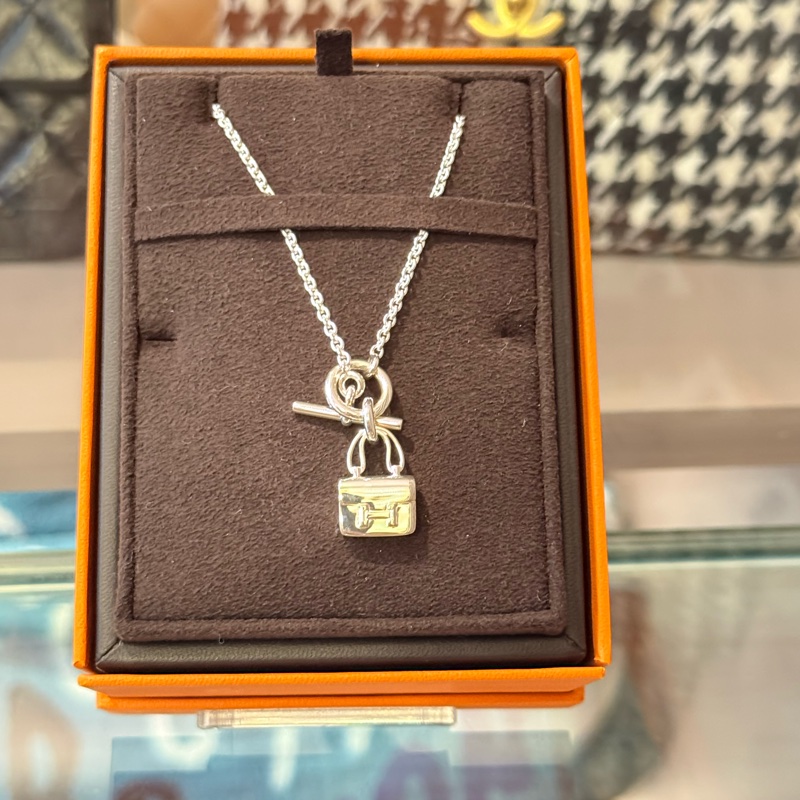 Hermes 925純銀Amulettes Constance頸鏈-1