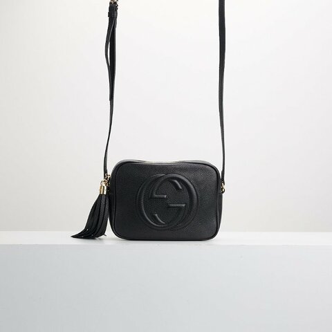 二手Gucci Disco Soho流蘇相機包/黑